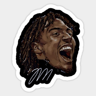 Tyrese Maxey Philadelphia Scream Sticker
